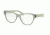 Prada PR23SV Eyeglass Frames UEI1O1-52 - Opal Dark Green Frame