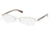 Prada PR52OV Eyeglass Frames ZVN1O1-5217 - Pale Gold Frame, 52mm Lens Diameter