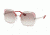 Prada PR57US Progressive Prescription Sunglasses, 54mm, Transparent Brown, PR57US-LOH1L0-54-PRO