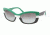 Prada PR03NS Sunglasses with No-Line Progressive Rx Prescription Lenses PR03NS-DAM3M1-5718 - Lens Diameter: 57 mm, Frame Color: Green / Ivory / Black