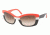 Prada PR03NS Sunglasses with No-Line Progressive Rx Prescription Lenses PR03NS-DAN6S1-5718 - Lens Diameter: 57 mm, Frame Color: Orange / Ivory / Black
