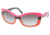 Prada PR03NS Sunglasses with No-Line Progressive Rx Prescription Lenses PR03NS-DAO3M1-5718 - Lens Diameter: 57 mm, Frame Color: Fuxia / Black / Orange