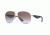 Prada TRIANGLE PR53QS Single Vision Prescription Sunglasses PR53QS-1BC2H2-60 - Lens Diameter 60 mm, Frame Color Silver