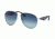 Prada TRIANGLE PR53QS Single Vision Prescription Sunglasses PR53QS-1BC8Z1-60 - Lens Diameter 60 mm, Frame Color Silver