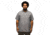 prAna Lost Sol Short Sleeve Shirt Standard Fit - Mens, Heather Grey, XXL, 1972351-020-ST-XXL