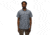 prAna Lost Sol Short Sleeve Shirt Standard Fit - Mens, Nautical Heather, S, 1972351-400-ST-S