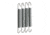 Prest-O-Fit Prest O Fit RV Step Rug Replacement Springs, 2-0091