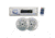 Pyle Marine Mechless AM/FM radio USB/SD reader, White, PLMRKT33WT