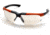 Pyramex Reatta Safety Glasses - Indoor/Outdoor Mirror Lens, Orange-Charcoal Frame SOC4880D