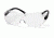 Pyramex OTS-XL Safety Glasses Black Temples, Clear Lens S7510SJ