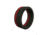 QALO Mens Pinstripe Silicone Ring, Black/Red, 13, QS9-MPR13