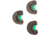 Quaker Boy Thug Half Moon EZ 3-Pack Calls, Black, 5.25x4.25 99113