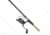 Quantum Benchmark Spinning Reel and Rod Combo, 7ft, 1-PC, Medium-Light, Fast Rod, Graphite Composite Blank, SZ 3000 Reel, 5+1 Bearings, 6.2-1 Ratio, Silver/Blue, BK3000701ML815.P2
