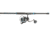 Quantum Benchmark Spinning Reel and Rod Combo, 9ft, 2-PC, Med-Heavy, Moderate-Fast Rod, Graphite Composite Blank, SZ 6000 Reel, 5+1 Bearings, 5.6-1 Ratio, Silver/Blue, BK6000902MH1530.P2