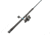 Quantum Benchmark Spinning Reel and Rod Combo, 7ft, 1-PC, Med-Heavy, Moderate-Fast Rod, Graphite Composite Blank, SZ 6000 Reel, 5+1 Bearings, 5.6-1 Ratio, Silver/Blue, BK6000701MH1225.P2