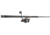Quantum Benchmark Spinning Reel and Rod Combo, 7ft, 1-PC, Med-Heavy, Moderate-Fast Rod, Graphite Composite Blank, SZ 6000 Reel, 5+1 Bearings, 5.6-1 Ratio, Silver/Blue, BK6000701MH1225.P2