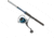 Quantum Strive Spinning Reel and Rod Combo, 7ft, 1-PC, Medium, Fast Rod, Graphite Composite Blank, SZ 5000 Reel, 4+1 Bearings, 5.6-1 Ratio, Silver/Blue, SV5000701M1220.P2