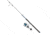 Quantum Strive Spinning Reel and Rod Combo, 7ft, 1-PC, Medium, Fast Rod, Graphite Composite Blank, SZ 5000 Reel, 4+1 Bearings, 5.6-1 Ratio, Silver/Blue, SV5000701M1220.P2