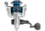 Quantum Strive Spinning Reel, SZ 5000 Reel, 4+1 Bearings, 5.6-1 Ratio, Rigid Aluminum Frame, Graphite Rotor, Sealed Design, CFX200 Carbon Fiber Xtreme Drag, Silver/Blue, SV5000.B2