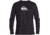 Quiksilver Solid Streak Long Sleeve UPF 50 Surf Tee - Mens, Black, Medium, EQYWR03247-KVJ0-M