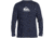 Quiksilver Solid Streak Long Sleeve UPF 50 Surf Tee - Mens, Navy Blazer, Large, EQYWR03247-BYJ0-L