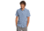 Quiksilver Waterman Tech Tides Short Sleeve UPF 30 Shirt - Mens, Blue Shadow Marl, Large, EQMWT03225-BKQH-L