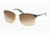 Ralph RA4072 SV Prescription Sunglasses - Black/Gold Gray Gradient Frame / 55 mm Prescription Lenses, 234-11-5515