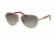 Ralph RA4116 Single Vision Prescription Sunglasses RA4116-314011-60 - Lens Diameter 60 mm, Frame Color Silver/Red