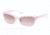 Ralph RA5183 RA5183 Progressive Prescription Sunglasses RA5183-126614-54 - Lens Diameter 54 mm, Frame Color Light Pink/silver