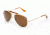 Randolph Sportsman 23K Gold Frame, Tan Glass Lens, 23K Gold Frame, 61MM SP11412