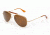Randolph Sportsman 23K Gold Frame, Tan Glass Lens, 23K Gold Frame, 57MM SP71412