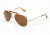 Randolph Sportsman 23K Gold Frame, Tan Polarized Glass Lens, 23K Gold Frame, 57MM SP71432