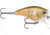 Rapala BX Big Brat Crankbait, Hard Flash, Square Bill 2.75in, 3/4 oz, 6ft, 3 Hooks, Bone Craw, BXBB06BOC