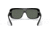 Ray-Ban Blair RB2196 Sunglasses, Polarized Green Lenses, Black, 61, RB2196-901-58-61