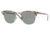 Ray-Ban Clubmaster Bifocal Sunglasses RB3016 with Lined Bi-Focal Rx Prescription Lenses RB3016-1069-4921 - Lens Diameter: 49 mm, Frame Color: Top Camo Green On Blue