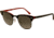 Ray-Ban Clubmaster Bifocal Sunglasses RB3016 with Lined Bi-Focal Rx Prescription Lenses RB3016-110371-4921 - Lens Diameter 49 mm, Frame Color Top Black On Red