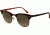 Ray-Ban Clubmaster Bifocal Sunglasses RB3016 with Lined Bi-Focal Rx Prescription Lenses RB3016-110371-5121 - Lens Diameter 51 mm, Frame Color Top Black On Red