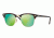 Ray-Ban Clubmaster Bifocal Sunglasses RB3016 with Lined Bi-Focal Rx Prescription Lenses RB3016-114519-49 - Lens Diameter 49 mm, Frame Color Sand Havana/gold