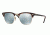 Ray-Ban Clubmaster Bifocal Sunglasses RB3016 with Lined Bi-Focal Rx Prescription Lenses RB3016-114530-51 - Lens Diameter 51 mm, Frame Color Sand Havana/gold