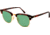 Ray-Ban Clubmaster Bifocal Sunglasses RB3016 with Lined Bi-Focal Rx Prescription Lenses RB3016-1145O5-49 - Lens Diameter 49 mm, Lens Diameter 49 mm, Frame Color Matte Red Havana
