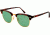 Ray-Ban Clubmaster Bifocal Sunglasses RB3016 with Lined Bi-Focal Rx Prescription Lenses RB3016-1145O5-51 - Lens Diameter 51 mm, Lens Diameter 51 mm, Frame Color Matte Red Havana