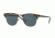 Ray-Ban Clubmaster Bifocal Sunglasses RB3016 with Lined Bi-Focal Rx Prescription Lenses RB3016-1158R5-49 - Lens Diameter 49 mm, Frame Color Spotted Blue Havana
