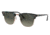 Ray-Ban Clubmaster Bifocal Sunglasses, 49mm, Spotted Grey/Green, RB3016-125571-49-BI