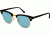 Ray-Ban Clubmaster Bifocal Sunglasses RB3016 with Lined Bi-Focal Rx Prescription Lenses RB3016-901S3R-49 - Lens Diameter 49 mm, Lens Diameter 49 mm, Frame Color Matte Black