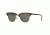 Ray-Ban Clubmaster Bifocal Sunglasses RB3016 with Lined Bi-Focal Rx Prescription Lenses RB3016-990-58-49 - Lens Diameter 49 mm, Frame Color Red Havana