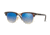 Ray-Ban Clubmaster Bifocal Sunglasses RB3016 with Lined Bi-Focal Rx Prescription Lenses RB3016-9907QE-51 - Lens Diameter 51 mm