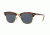 Ray-Ban Clubmaster Bifocal Sunglasses RB3016 with Lined Bi-Focal Rx Prescription Lenses RB3016-W3373E-49 - Lens Diameter 49 mm, Frame Color Top Havana Brown/yellow