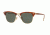 Ray-Ban Clubmaster Bifocal Sunglasses RB3016 with Lined Bi-Focal Rx Prescription Lenses RB3016-W3374E-49 - Lens Diameter 49 mm, Frame Color Top Havana Brown/honey