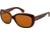 Ray-Ban Jackie OHH Sunglasses RB4101 6036-58 - Opal Pink Top Marc Frame, Brown Lenses