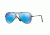 Ray-Ban Junior Bifocal Sunglasses RJ9506S for Kids with Lined Bi-Focal Rx Prescription Lenses RJ9506S-201-55-50 - Lens Diameter 50 mm, Frame Color Matte Black